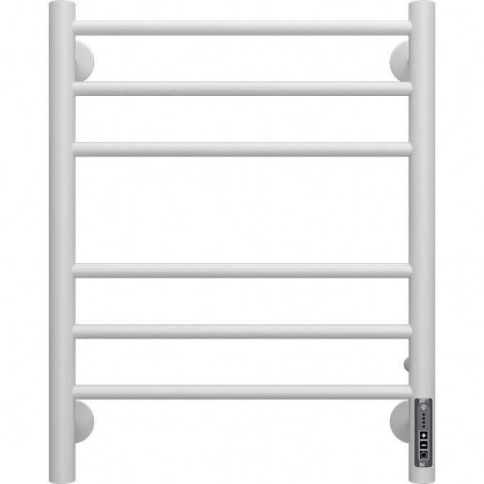 Полотенцесушитель электрический TERMINUS АВРОРА П6 450х600 КС 9003 матовый с диммером 4670078527462