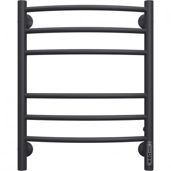 Полотенцесушитель электрический TERMINUS КЛАССИК П6 450х600 КС 9005 матовый с диммером Полотенцесушитель электрический TERMINUS КЛАССИК П6 450х600 КС 9005 матовый с диммером