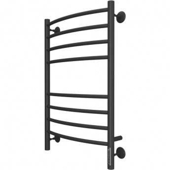 Полотенцесушитель электрический TERMINUS КЛАССИК П8 500х800 черный муар Полотенцесушитель электрический TERMINUS КЛАССИК П8 500х800 черный муар