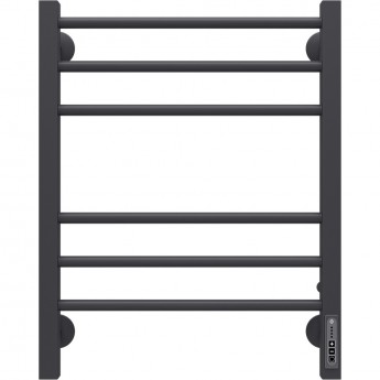 Полотенцесушитель электрический TERMINUS СИЦИЛИЯ П6 450х600 КС 9005 матовый с диммером Полотенцесушитель электрический TERMINUS СИЦИЛИЯ П6 450х600 КС 9005 матовый с диммером