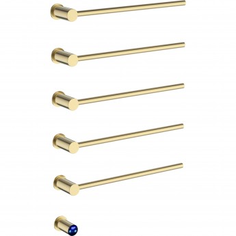 Полотенцесушитель TERMINUS АККОРД П5 500х800 электро Брашированное золото Полотенцесушитель TERMINUS АККОРД П5 500х800 электро Брашированное золото