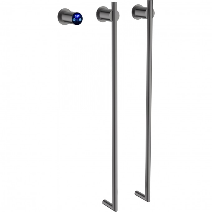 Полотенцесушитель TERMINUS РОНДО П2 350х760 электро Оружейная сталь 4670078568175